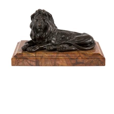 Appraisal: Bronze Figure of a Lion Estimate -