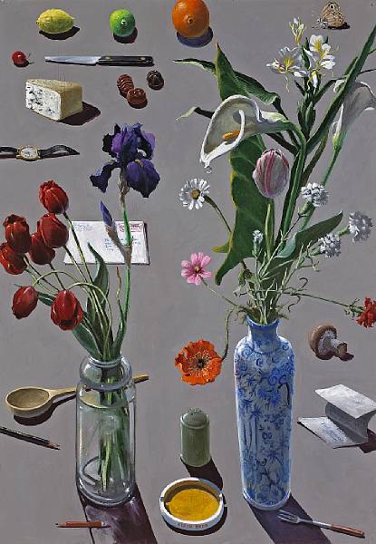 Appraisal: Paul Wonner American - Page of Studies With an Ashtray