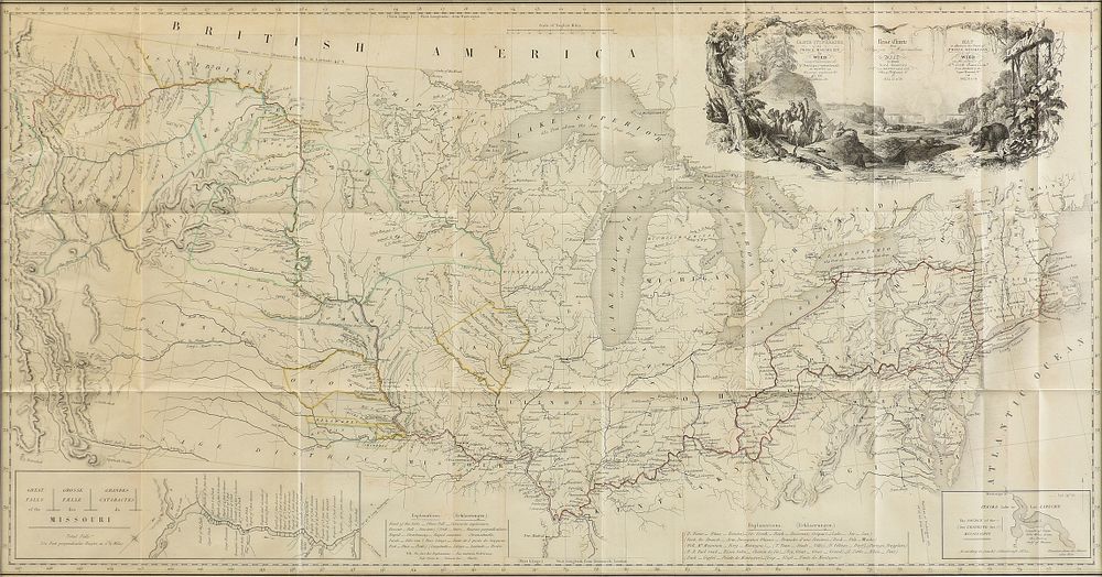 Appraisal: AN ANTIQUE MAP Map to Illustrate the Route of Prince