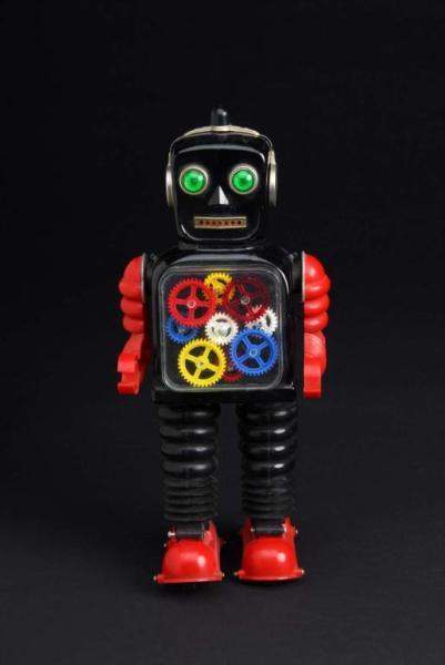 Appraisal: Gear Robot Toy Description Japanese Made by Taiyo Working When