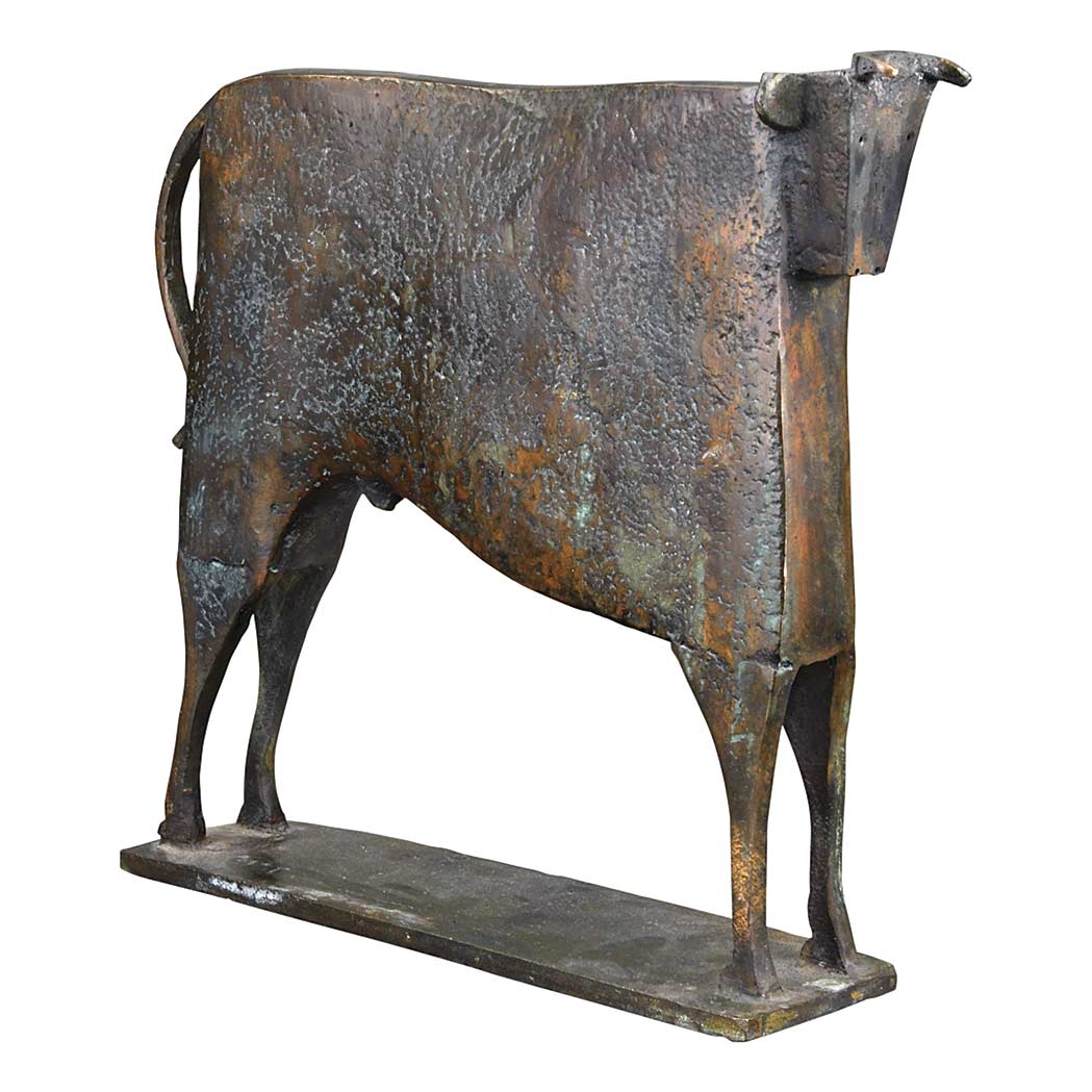 Appraisal: Carlos Mata Spanish - Bull Signed Mata and numbered on