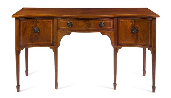 Appraisal: Sale Lot A George III Style Mahogany Sideboard th th