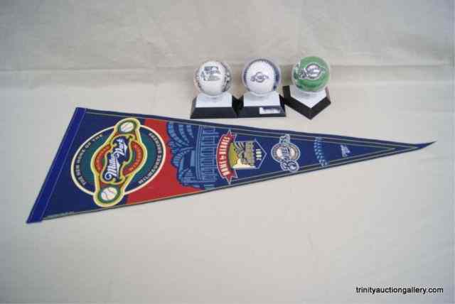 Appraisal: Milwaukee Brewers Baseball Pennant CollectiblesThis is for Major League Baseball