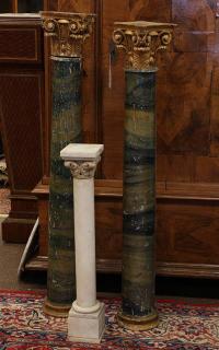 Appraisal: lot of Continental column group th century lot of Continental