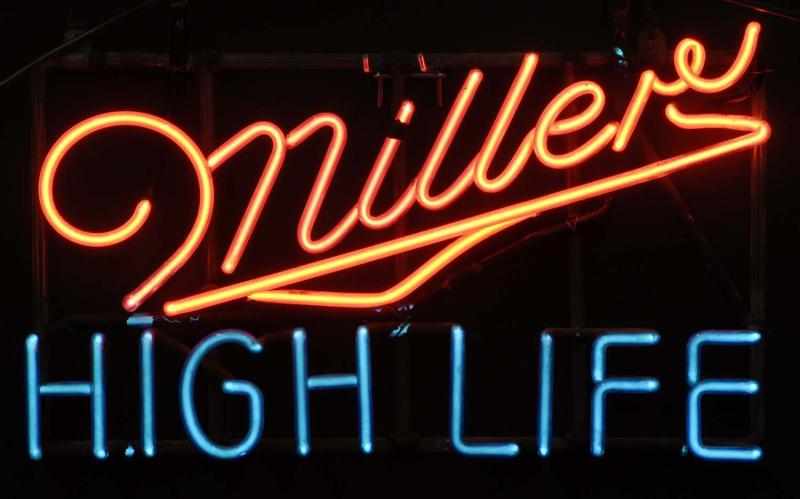 Appraisal: Miller High Life Neon Sign Description s Miller Brewing Company