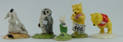 Appraisal: A collection of Royal Doulton Winnie the Pooh figures to