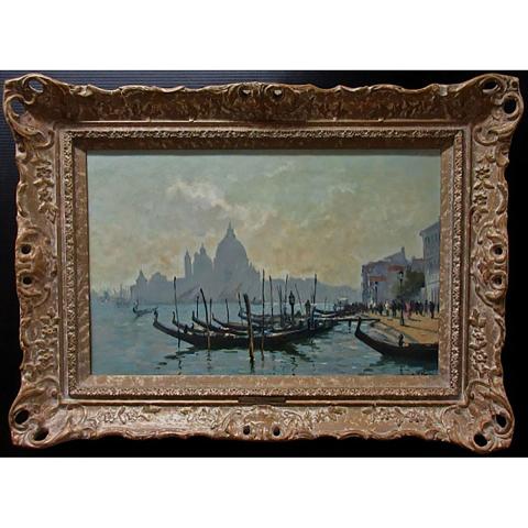 Appraisal: WILLEM ALEXANDER KNIP DUTCH - VENICE OIL ON CANVAS SIGNED