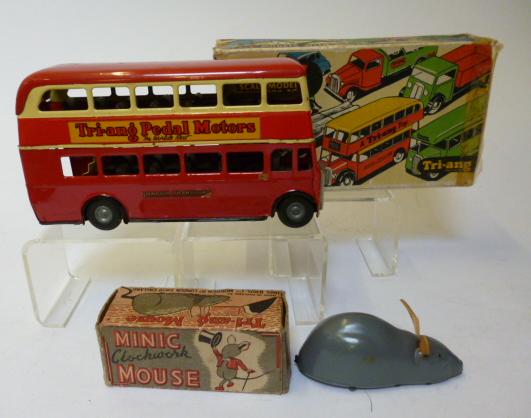 Appraisal: A Minic London Transport double decker bus clockwork motor AF