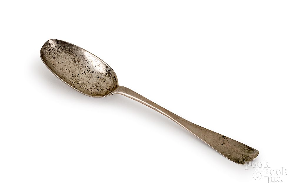 Appraisal: Philadelphia silver tablespoon Exclusive on Bidsquare Philadelphia silver tablespoon ca