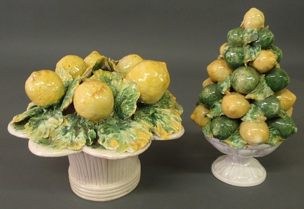 Appraisal: Two Italian ceramic bowls of lemons h x d h