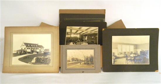 Appraisal: Photography collection of Westerly including houses street construction etc dated