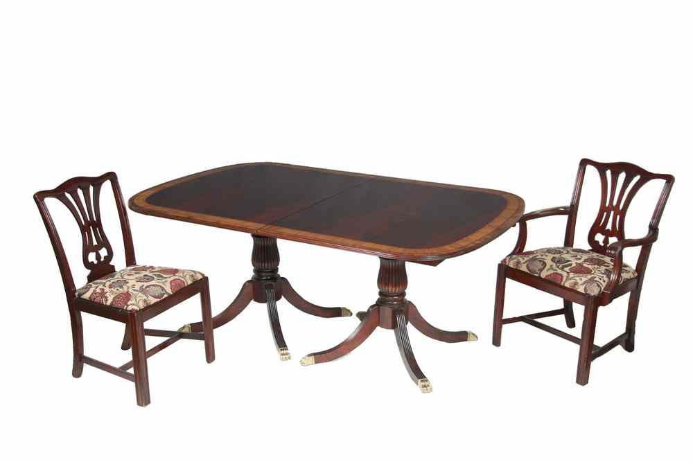 Appraisal: CUSTOM DINING ROOM SET - Contemporary Custom Mahogany Dining Room