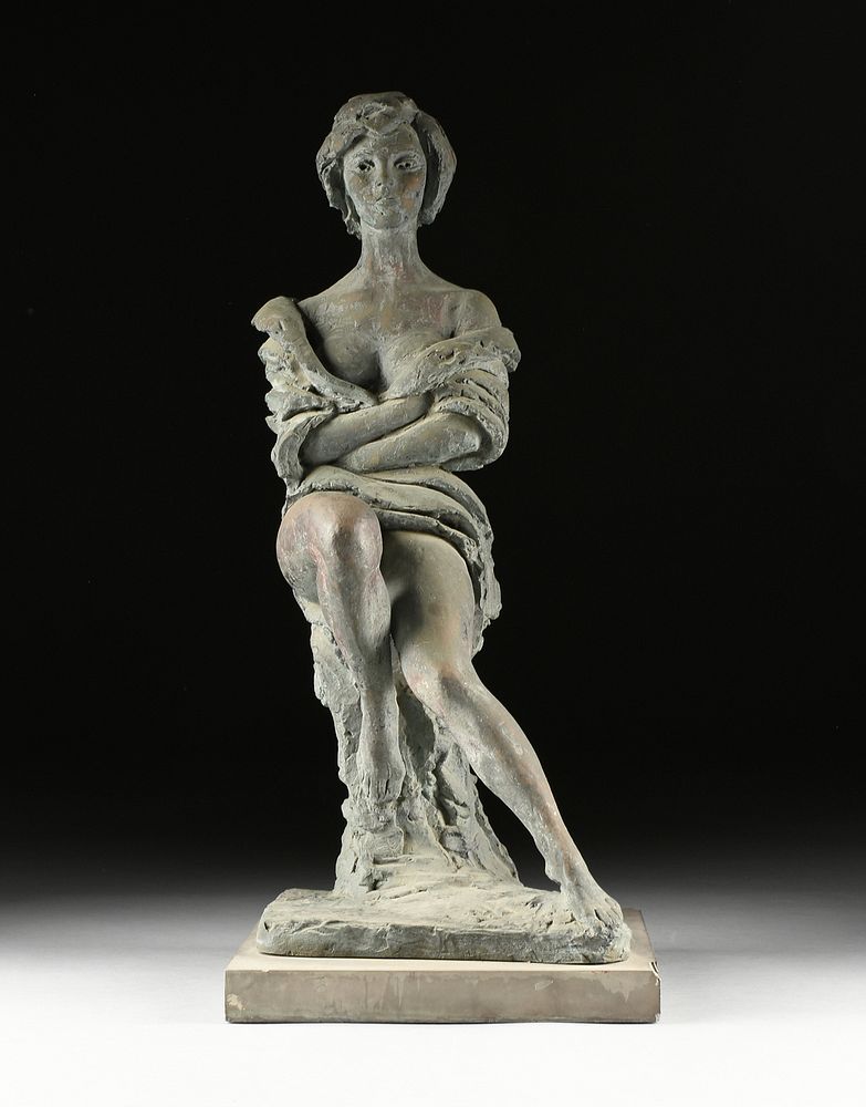 Appraisal: CHARLES UMLAUF American Texas - A SCULPTURE Beauty Seated CHARLES