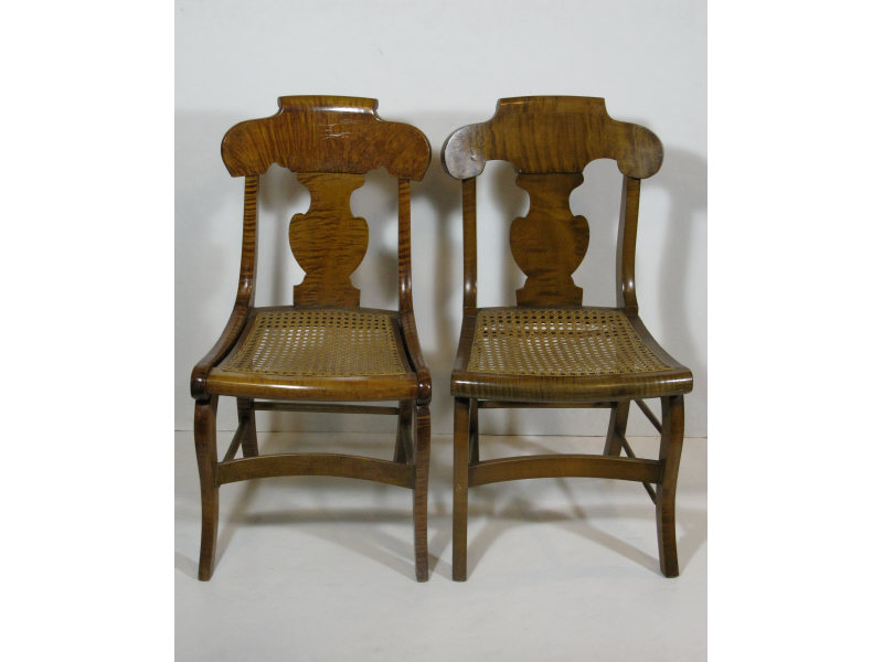 Appraisal: Assembled Set of Eight Side Chairs mid th c American