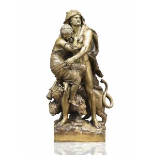 Appraisal: Ernest Rancoulet Bronze Sculpture Ernest Rancoulet - gilt bronze sculpture