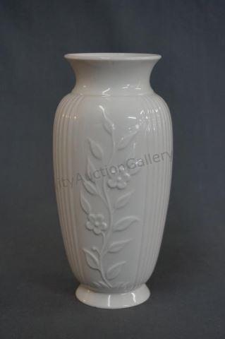 Appraisal: Lenox Embossed Flowers Vase ca 's Marked on bottom with