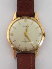 Appraisal: Nivada a gentleman s carat gold manual wind dress watch