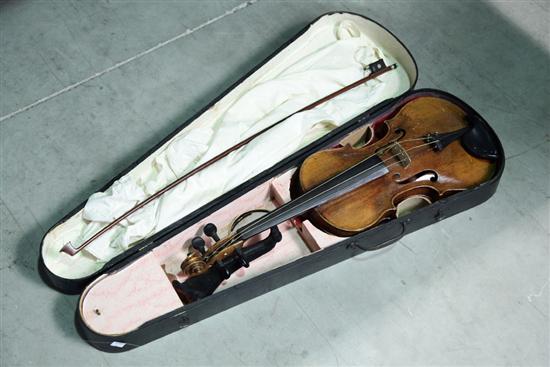 Appraisal: VIOLIN German th century Labeled ''Fried Aug Glass Anno ''