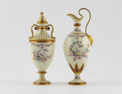 Appraisal: A Royal Crown Derby vase and cover and a matching