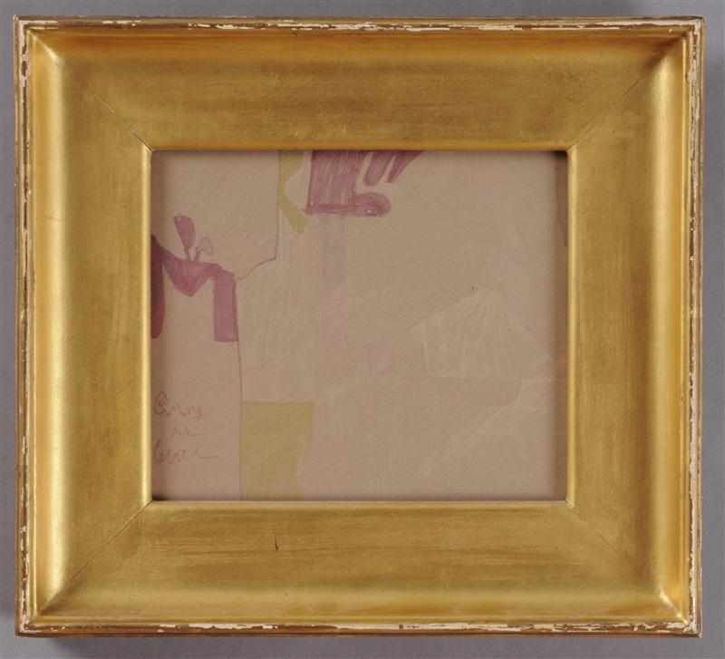 Appraisal: TH C SCHOOL ABSTRACT Watercolor on paper inscribed lower left