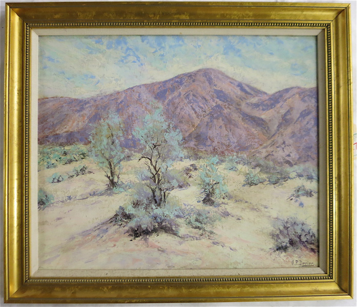 Appraisal: VIGGO PEDERSEN DREIER OIL ON CANVASBOARD California - Desert landscape