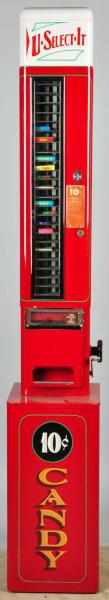 Appraisal: U-Select-It Coin-Op Vending Machine Description Working Restored Condition Excellent Plus