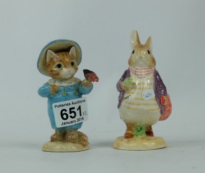 Appraisal: A collection of Beatrix Potter figures to include Border fine