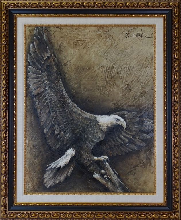 Appraisal: Bill Mack Majesty Oil Painting Bill Mack Original Majestic Eagle