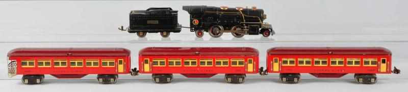 Appraisal: Lionel O-Gauge Passenger Train Set Description American Pre-war Set consists