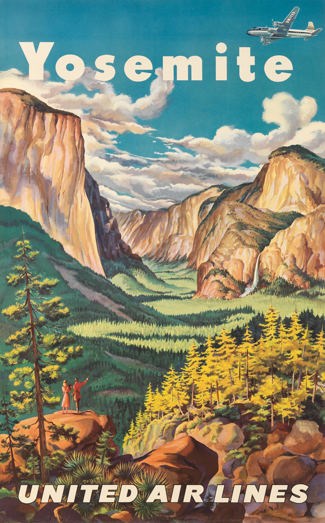 Appraisal: JOSEPH FEHER - YOSEMITE UNITED AIR LINES x inches x