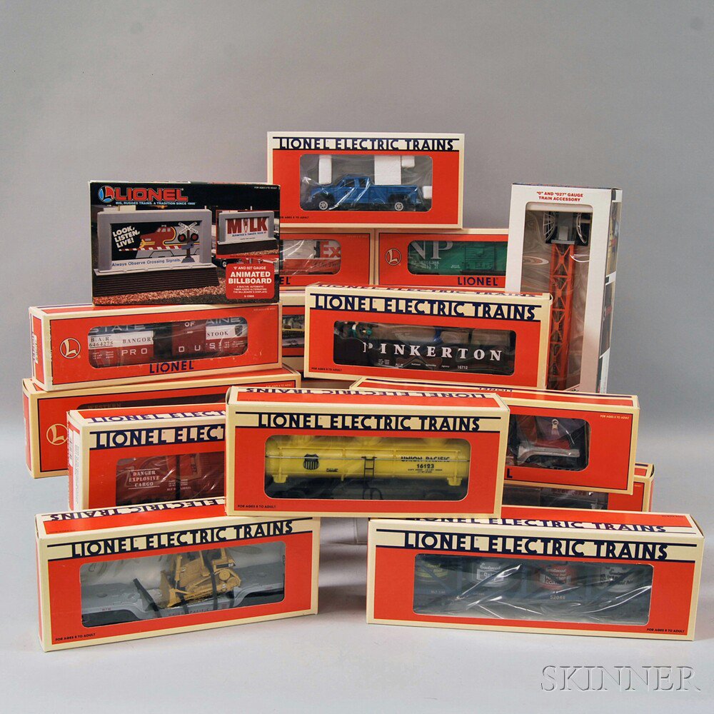 Appraisal: Set of Twenty-one Lionel O Gauge Model Trains and Accessories