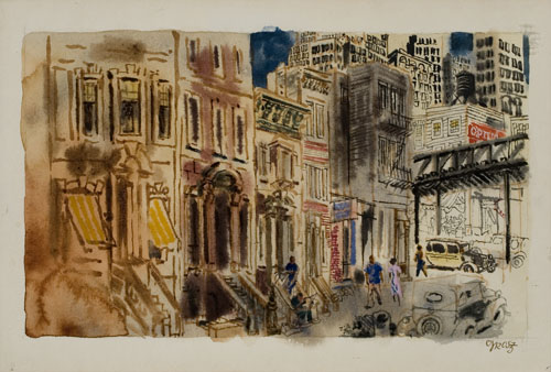 Appraisal: SHOWN AT THE ART INSTITUTE OF CHICAGO WATER COLOR EXHIBITION