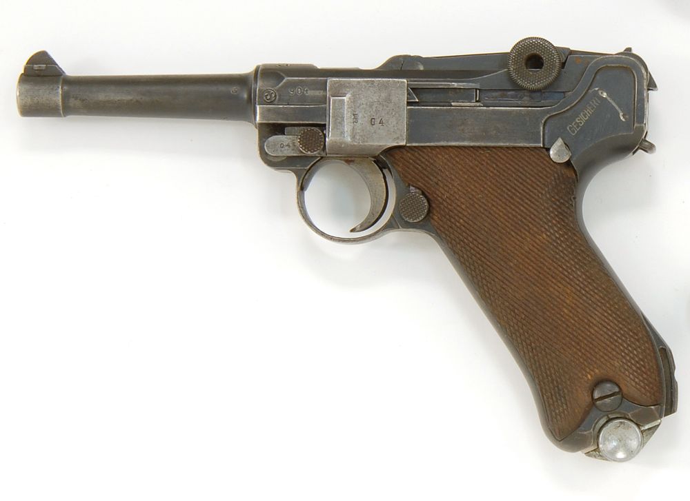 Appraisal: LUGER SEMIAUTOMATIC PISTOL mm Serial Dated Some wear Length of