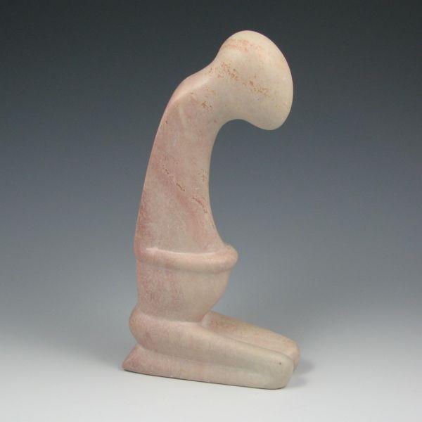 Appraisal: Carved soapstone fertility figure Unsigned Excellent condition tall