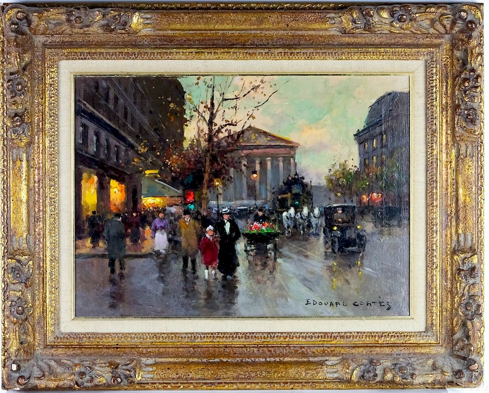 Appraisal: French Parisian Painting after Edouard Leon Cortes Edouard Leon Cortes