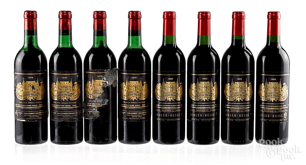 Appraisal: Eight bottles of Chateau Palmer Exclusive on Bidsquare Eight bottles