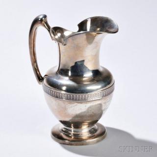 Appraisal: Tiffany Co Sterling Silver Pitcher New York - urn-form with