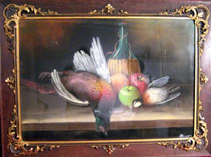 Appraisal: AMERICAN SCHOOL th century STILL LIFE WITH GAME BIRDS Indistinctly