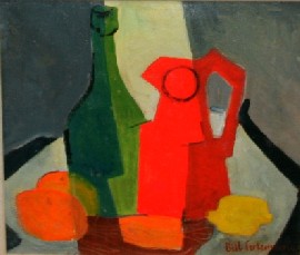 Appraisal: Bill Coleman - Still Life oil on card signed 'Bill