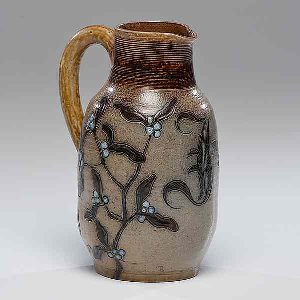 Appraisal: Martin Brothers Stoneware Pitcher London late th century A Martin