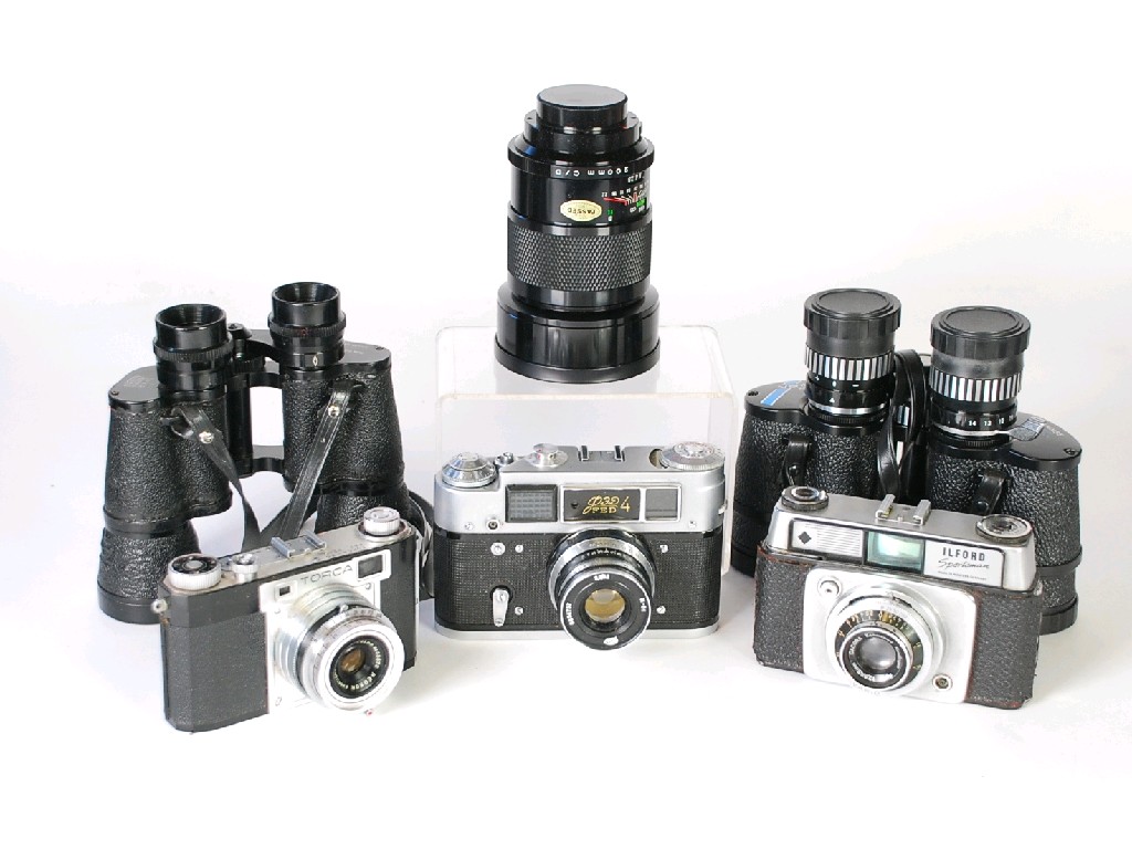 Appraisal: SEVEN VARIOUS TORCA ILFORD FED PRAKTICA SUPER TL AND OTHER