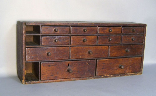 Appraisal: Pine apothecary chest early th c h x d