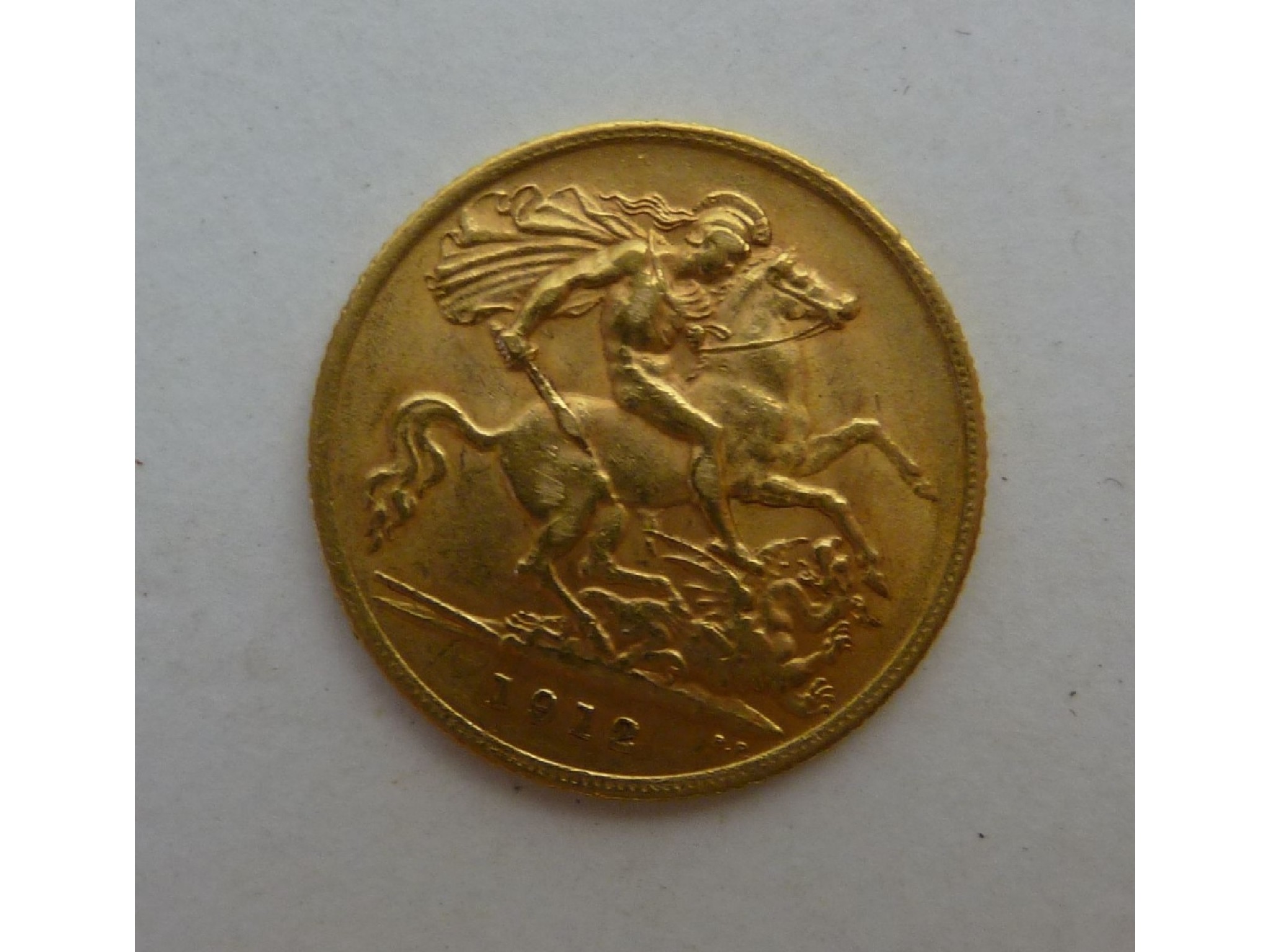 Appraisal: GEORGE V GOLD HALF SOVEREIGN