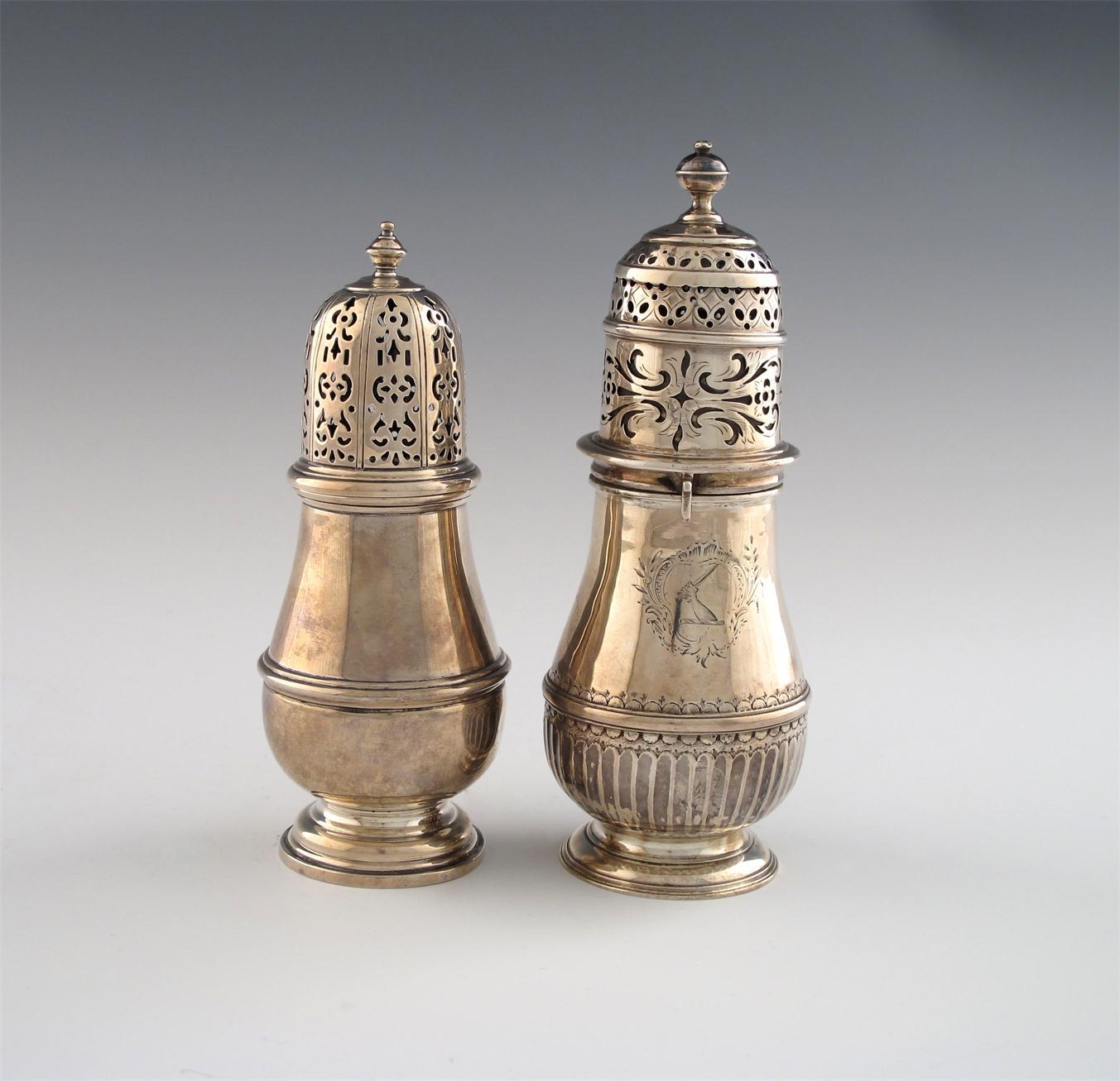 Appraisal: A Queen Anne silver sugar caster