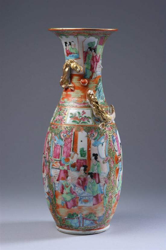 Appraisal: CHINESE EXPORT PORCELAIN VASE Circa - in high Restoration to