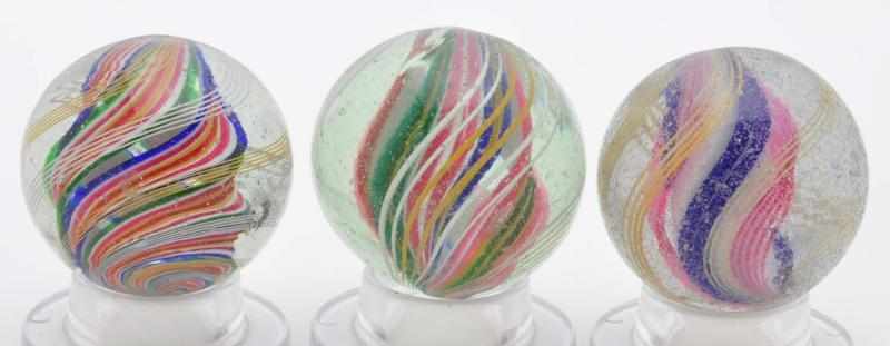 Appraisal: Lot of Large Swirl Marbles Description This lot includes two