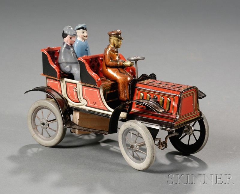 Appraisal: Hans Eberl Painted and Lithographed Tin Motor Car Toy Germany