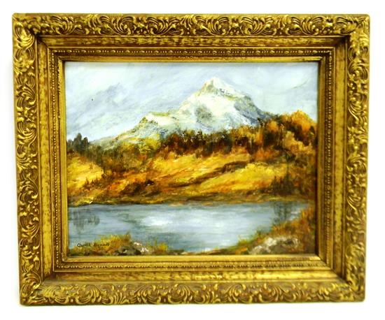 Appraisal: Claire L Byrnes American th C Mt Snow oil on