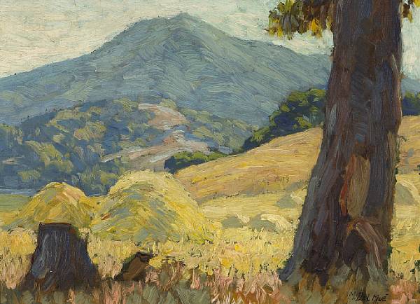 Appraisal: Maurice August Del Mue American - Mt Tamalpais from Greenbrae