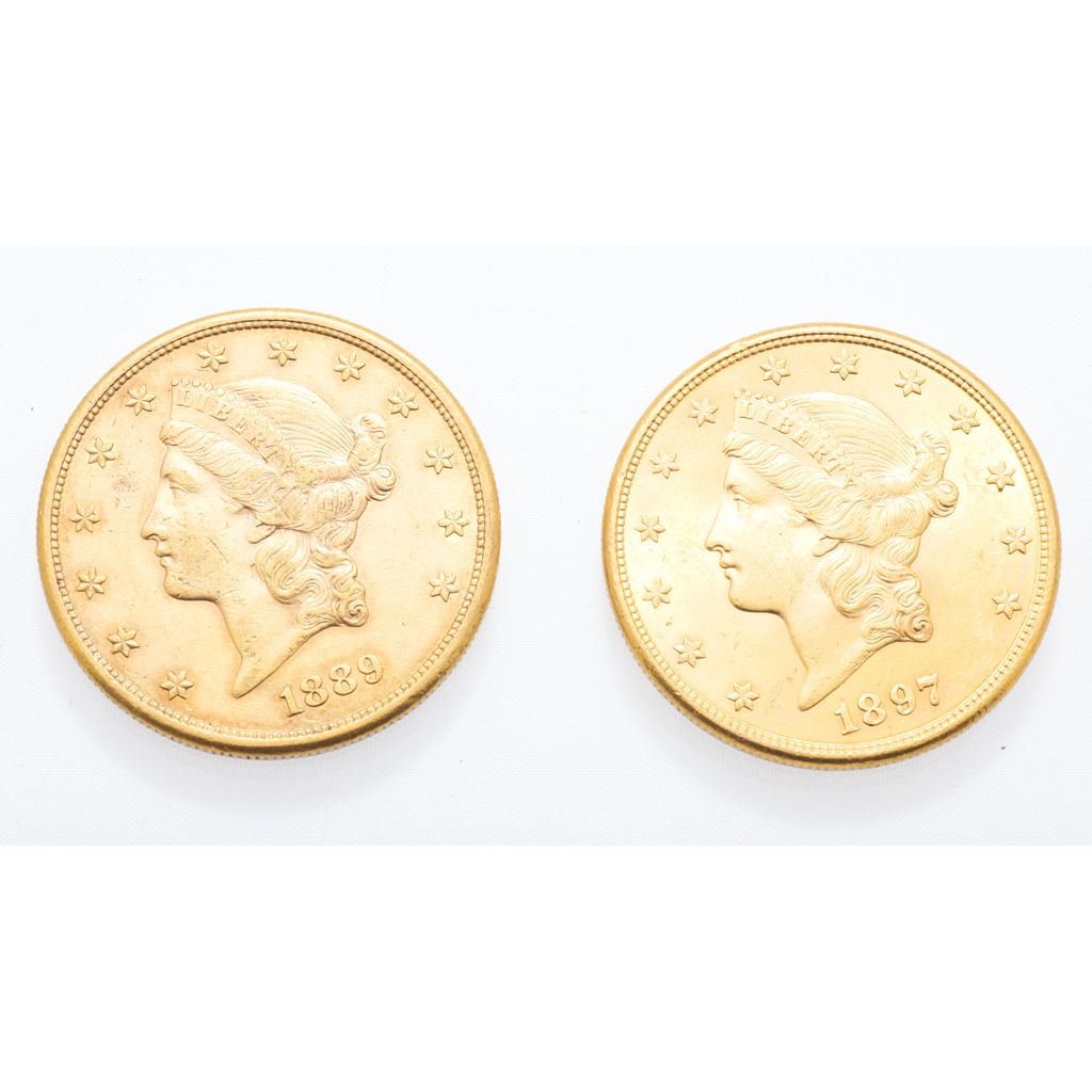 Appraisal: USA - Two gold coins S S Estimate - Sold